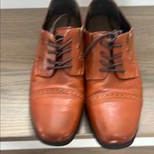 Men's Brown Leather Dress Shoes